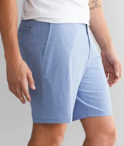 Bottoms|Shorts | Veece Marled Stretch Walkshort Navy Heather
