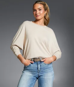 Buckle Black Marled Top Vetiver