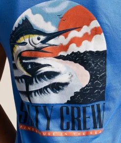 Tops | Salty Crew Marlin Paradise T-Shirt Bold Blue