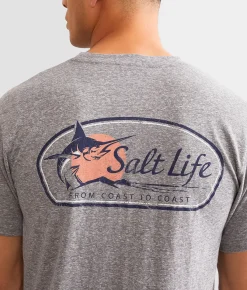 Graphic T-Shirts | Salt Life Marlin Sun Coast T-Shirt Quartz
