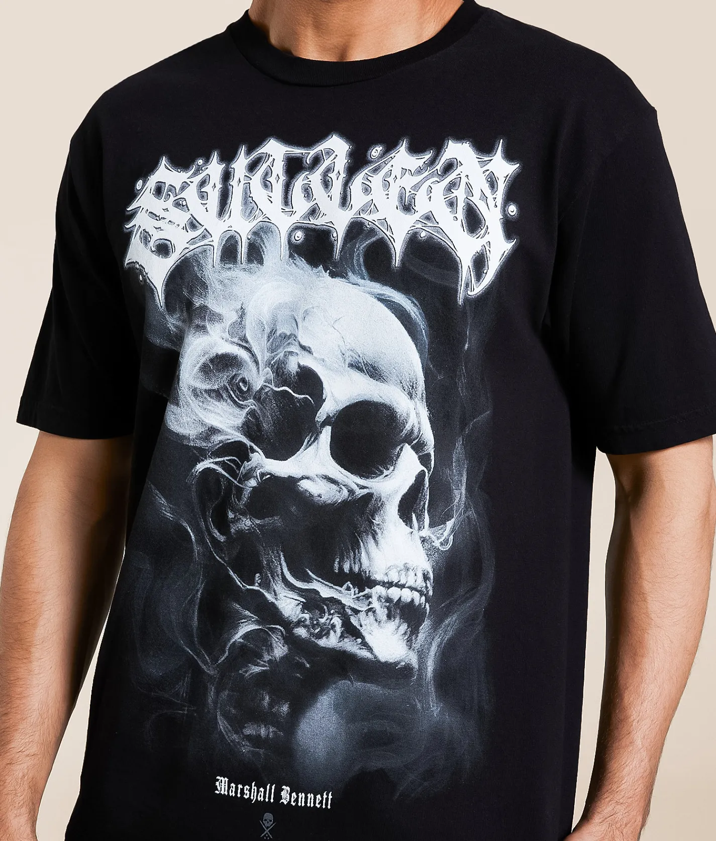 Graphic T-Shirts | Sullen Marshall Bennett T-Shirt Jet Black