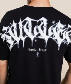 Graphic T-Shirts | Sullen Marshall Bennett T-Shirt Jet Black