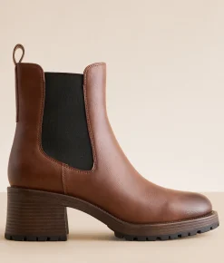 Shoes | Mia Martelli Vintage Lug Ankle Boot Brown