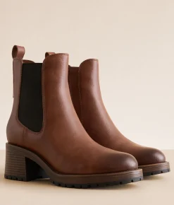 Shoes | Mia Martelli Vintage Lug Ankle Boot Brown