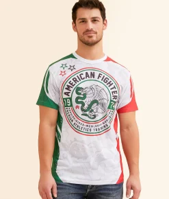 American Fighter Martines Jersey T-Shirt White Multi Online