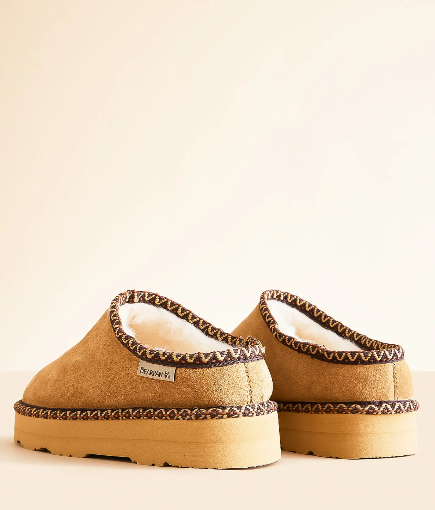 Shoes | Bearpaw Martis Deco II Leather Slipper Iced Coffee