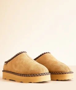 Shoes | Bearpaw Martis Deco II Leather Slipper Iced Coffee