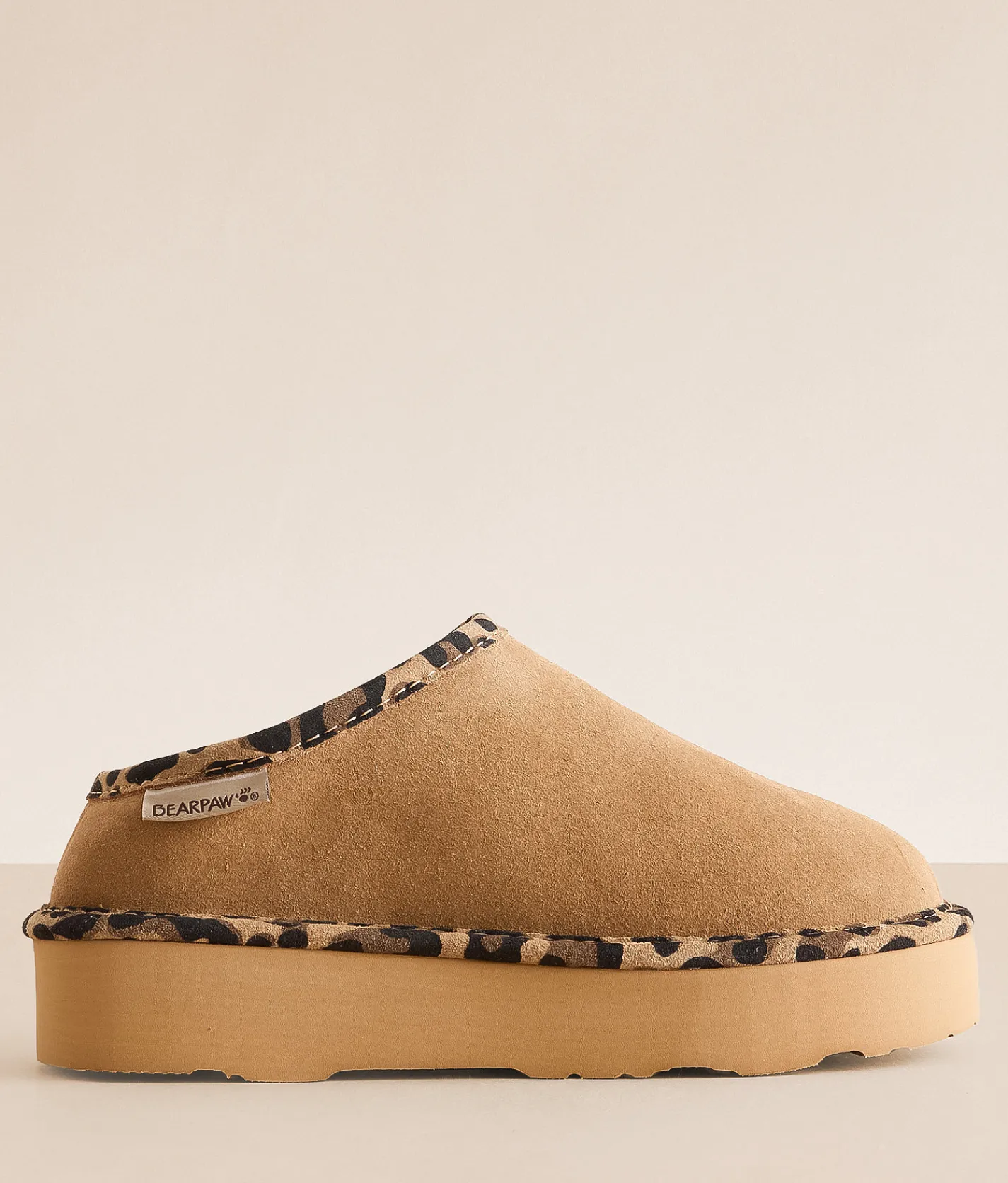 Shoes | Bearpaw Martis Leather Slipper Birch Leopard