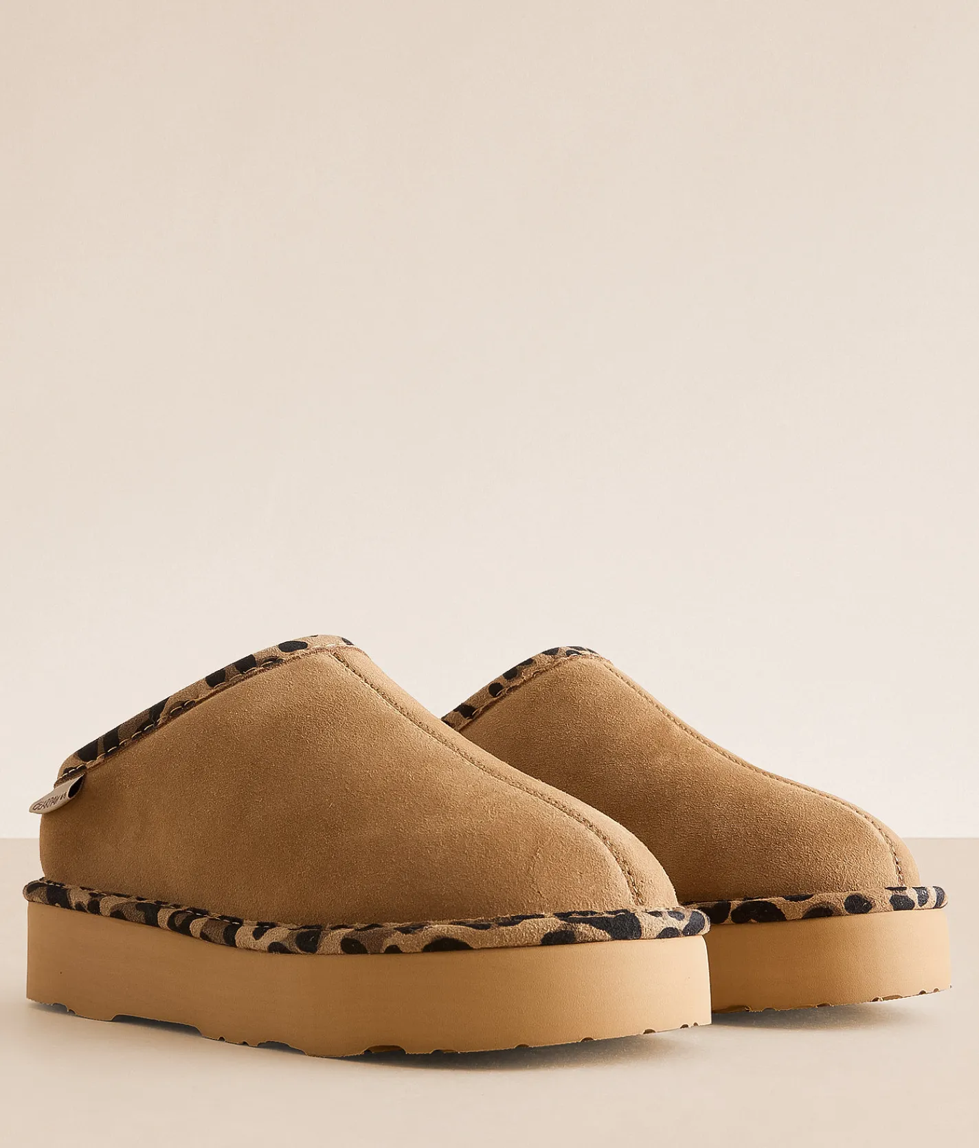 Shoes | Bearpaw Martis Leather Slipper Birch Leopard