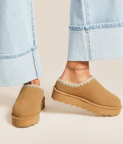 Bearpaw Martis Suede Slipper Iced Coffee Sale