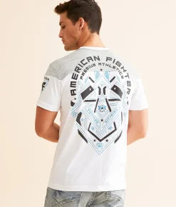 Graphic T-Shirts | American Fighter Marysville T-Shirt White Heather Grey