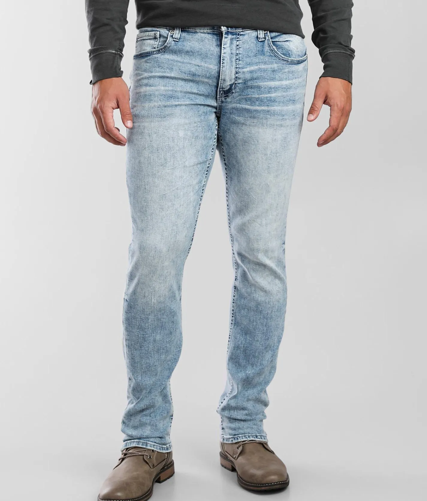 BKE Mason Tapered Stretch Jean Ruby Best