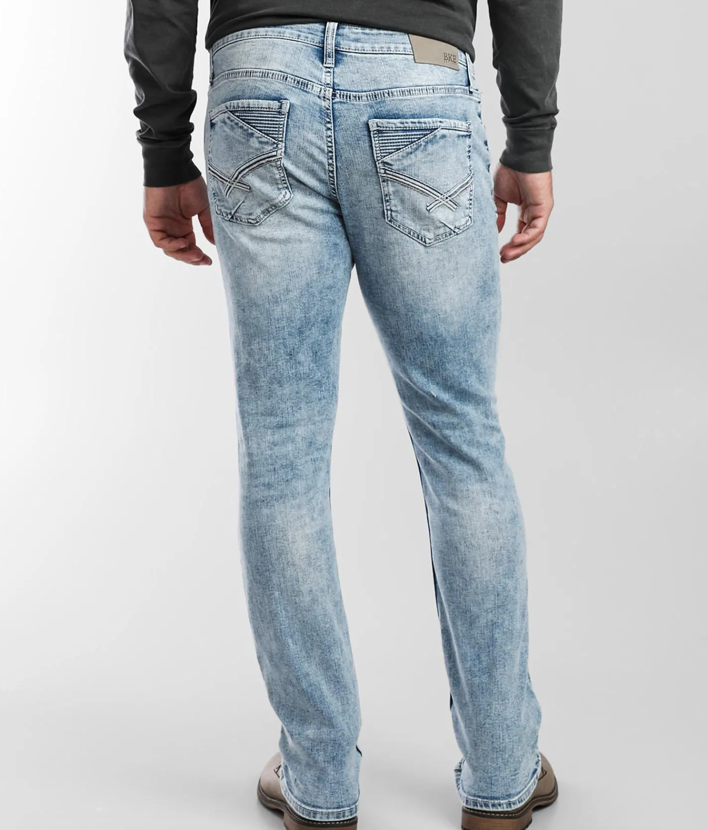 BKE Mason Tapered Stretch Jean Ruby Best