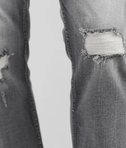 BKE Mason Taper Stretch Jean Washed Grey Clearance