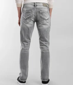 BKE Mason Taper Stretch Jean Washed Grey Clearance