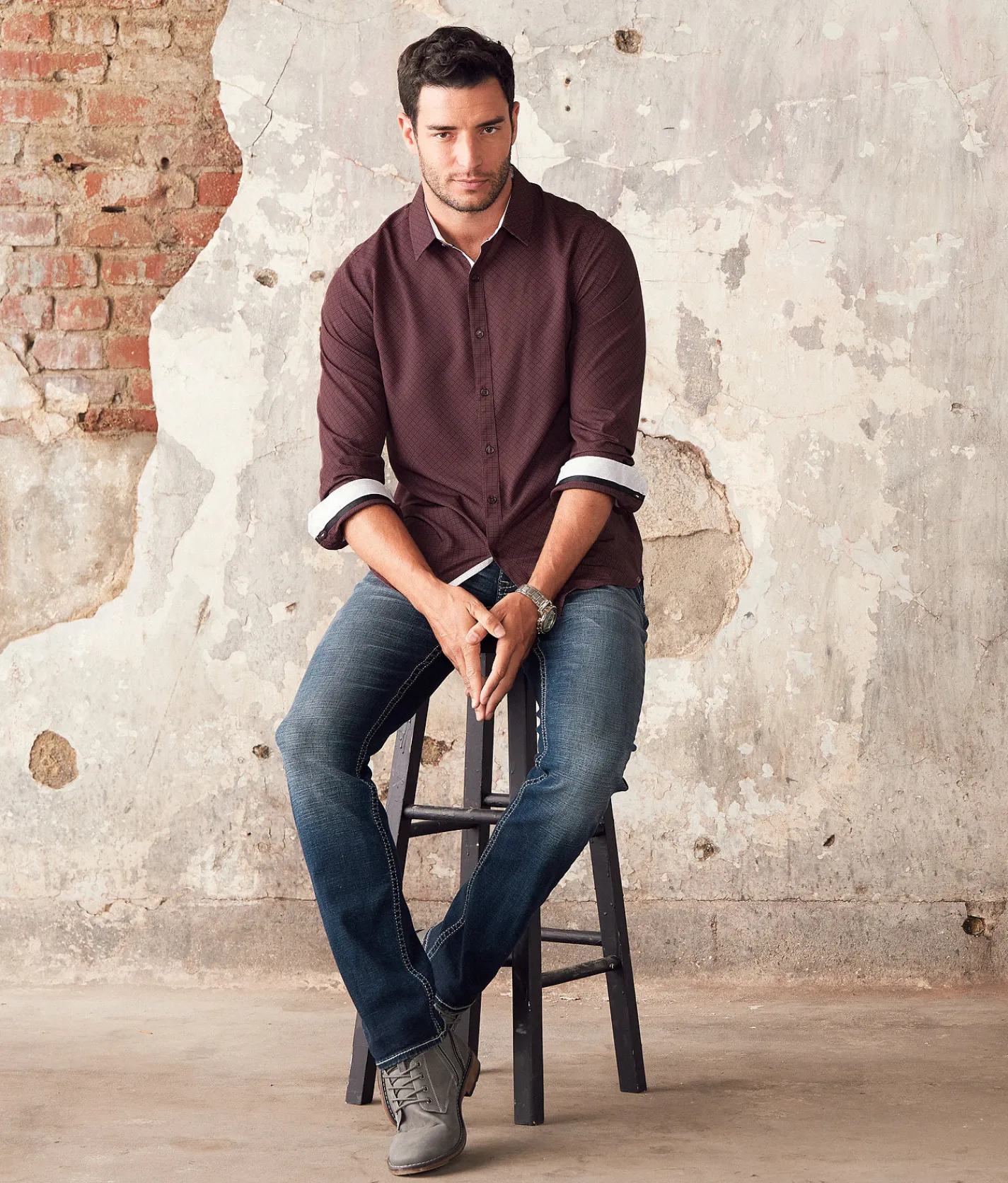 BKE Mason Taper Stretch Jean Rosebank Clearance
