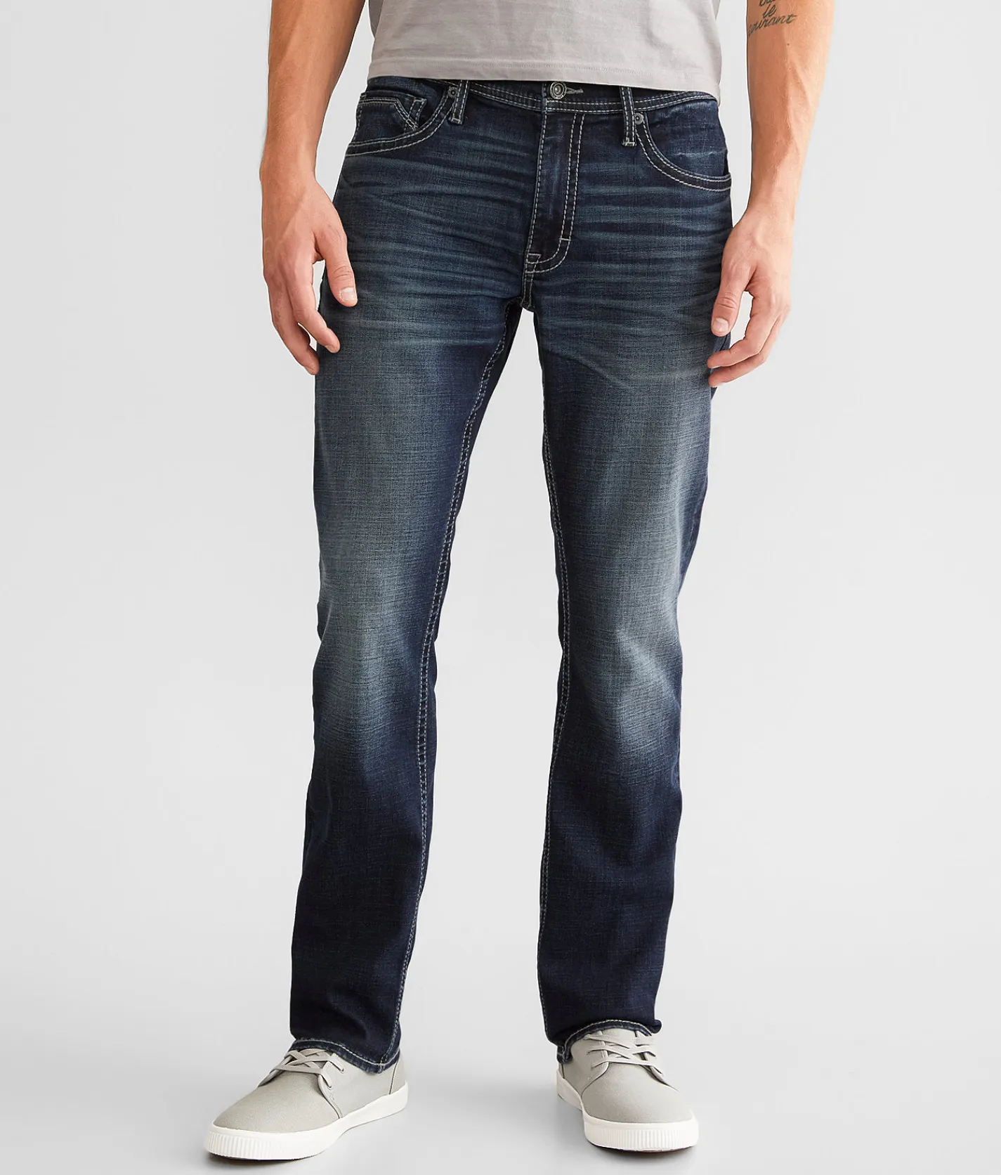 BKE Mason Taper Stretch Jean Rosebank Clearance