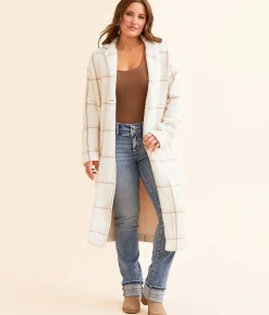 Tops|Coats & Jackets | Z Supply Mason Windowpane Jacket Sea Salt