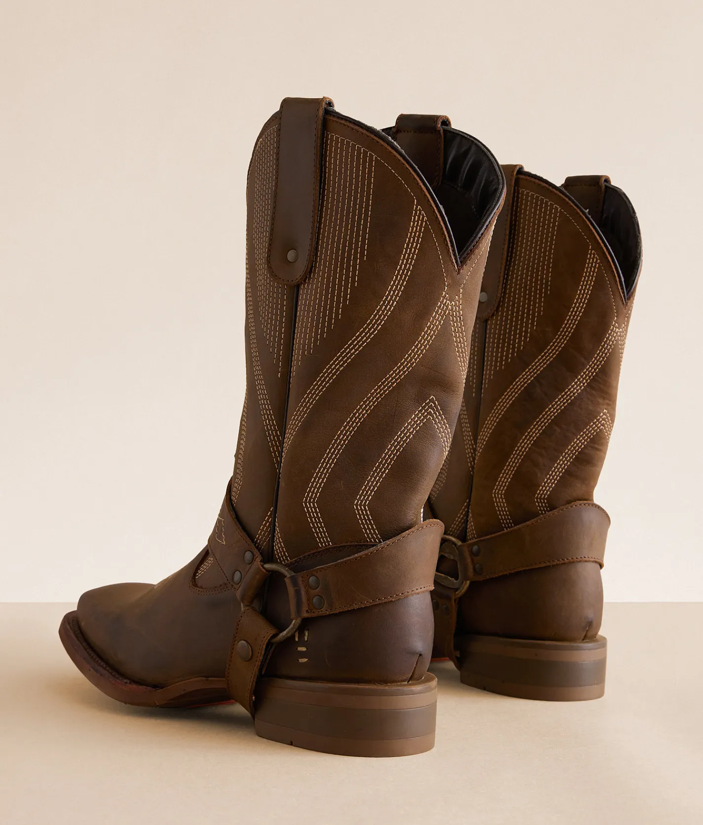 Roan by Bed Stu Matchless Leather Cowboy Boot Tan Crazy Horse Outlet