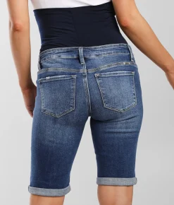 Bottoms|Shorts | KanCan Maternity Bermuda Stretch Short Dark