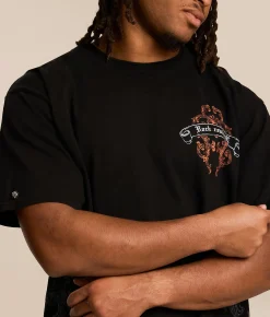 Tops | Rock Revival Matthew T-Shirt Black Dust