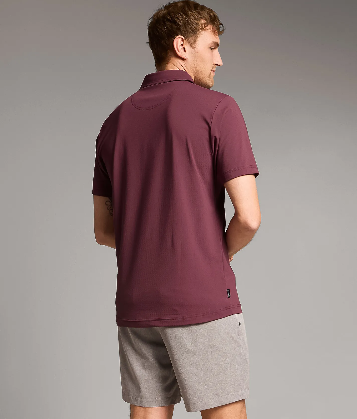 Tops | Maven Co-op Essentail Performance Polo Eggplant