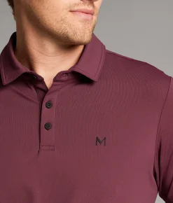 Tops | Maven Co-op Essentail Performance Polo Eggplant