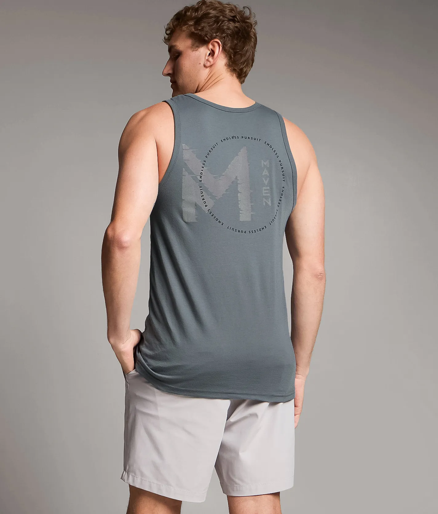 Maven Co-op Sand II Tank Top Storm Hot