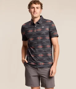 Hooey Maverick Performance Polo Charcoal New