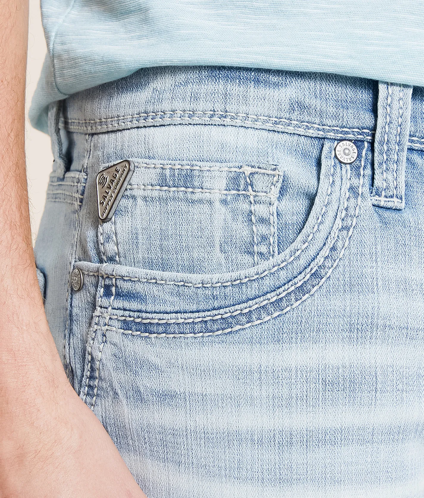 Bottoms | Salvage Mayhem Boot Stretch Jean Hustle