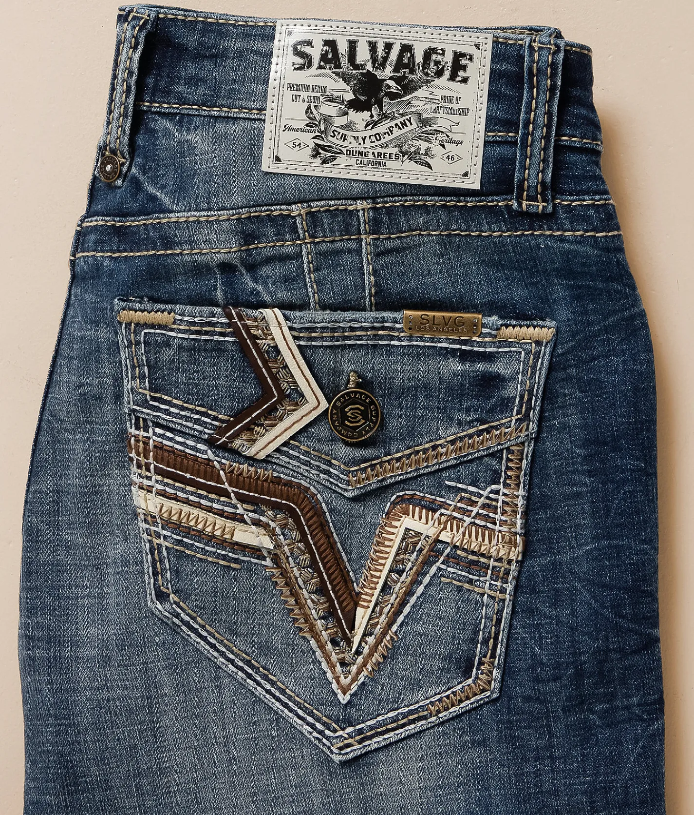 Bottoms|Jeans | Salvage Mayhem Boot Stretch Jean Oak And Smoke