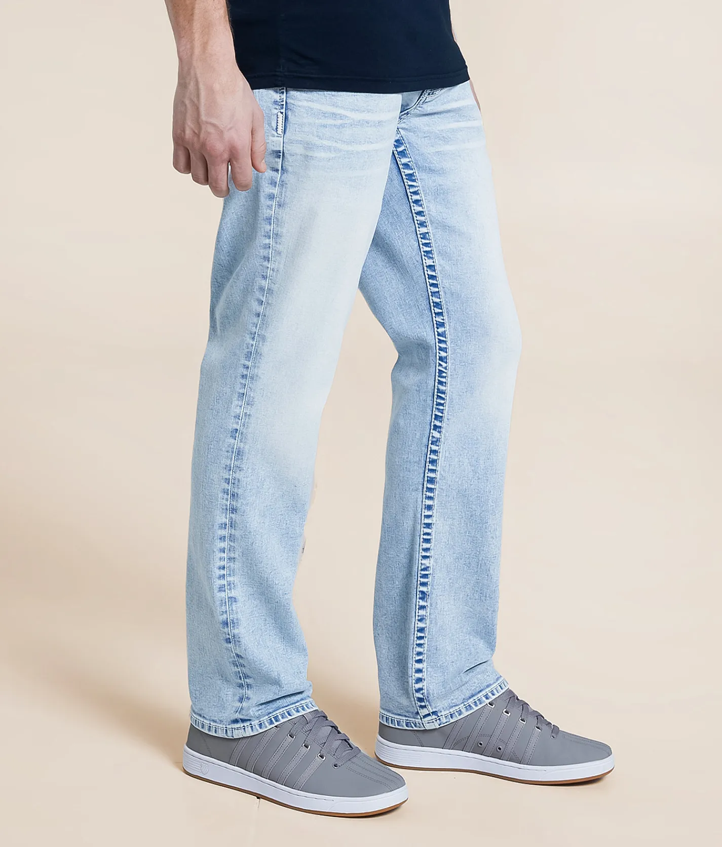Bottoms | Salvage Mayhem Straight Stretch Jean Terror Bird