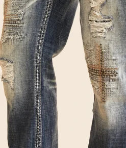 Salvage Mayhem Straight Stretch Jean Wheat Wine Best
