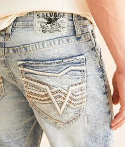 Salvage Mayhem Straight Stretch Jean Imperial Porter Hot