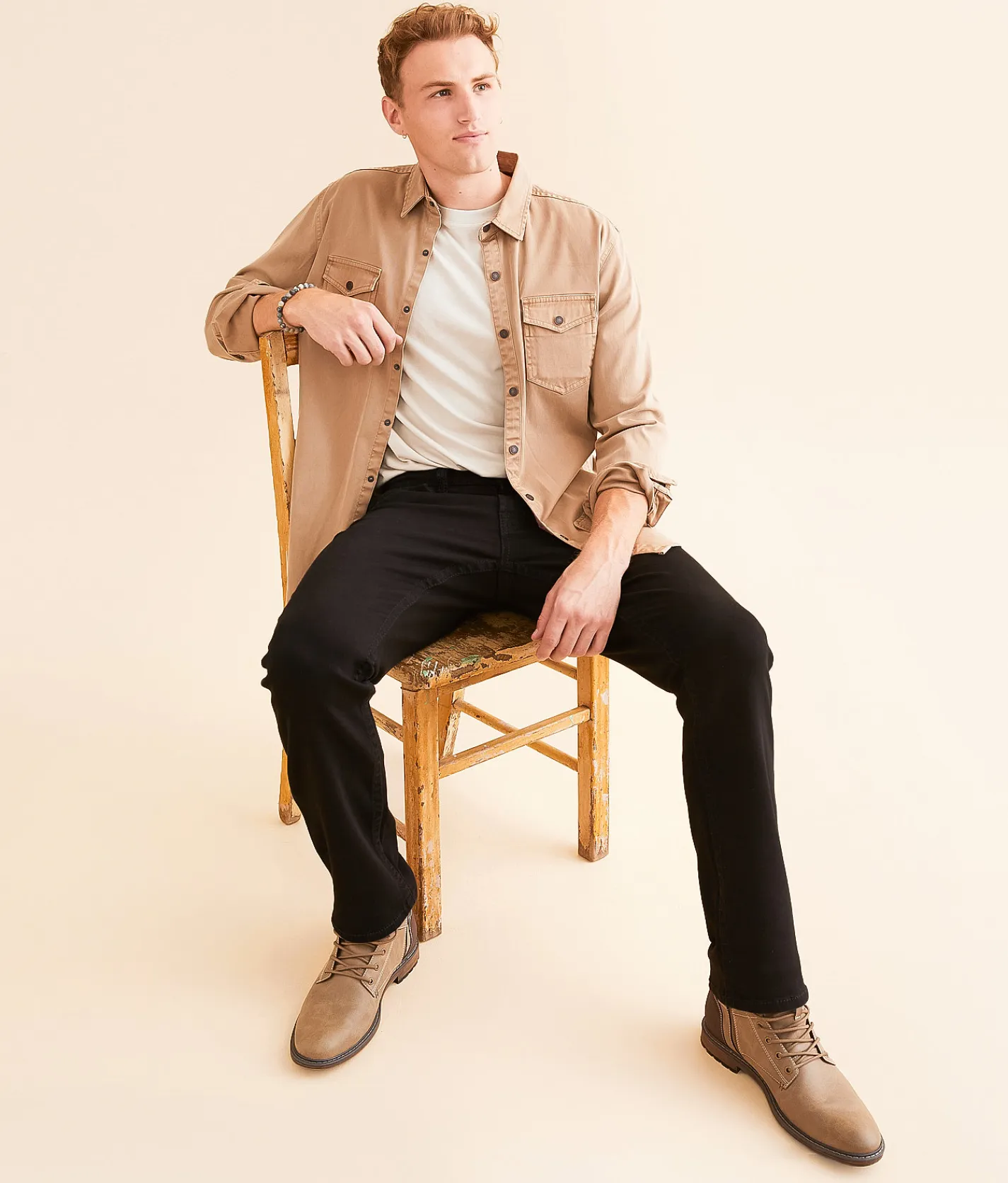 Salvage Mayhem Straight Stretch Jean Rye On Rye