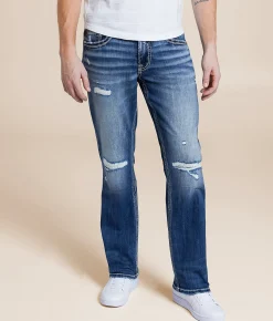 Salvage Mayhem Straight Stretch Jean Zango Crush