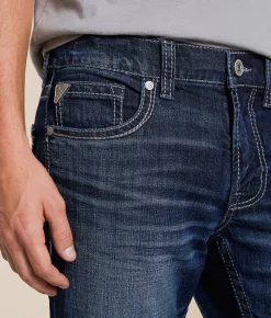 Salvage Mayhem Straight Stretch Jean Bloom New