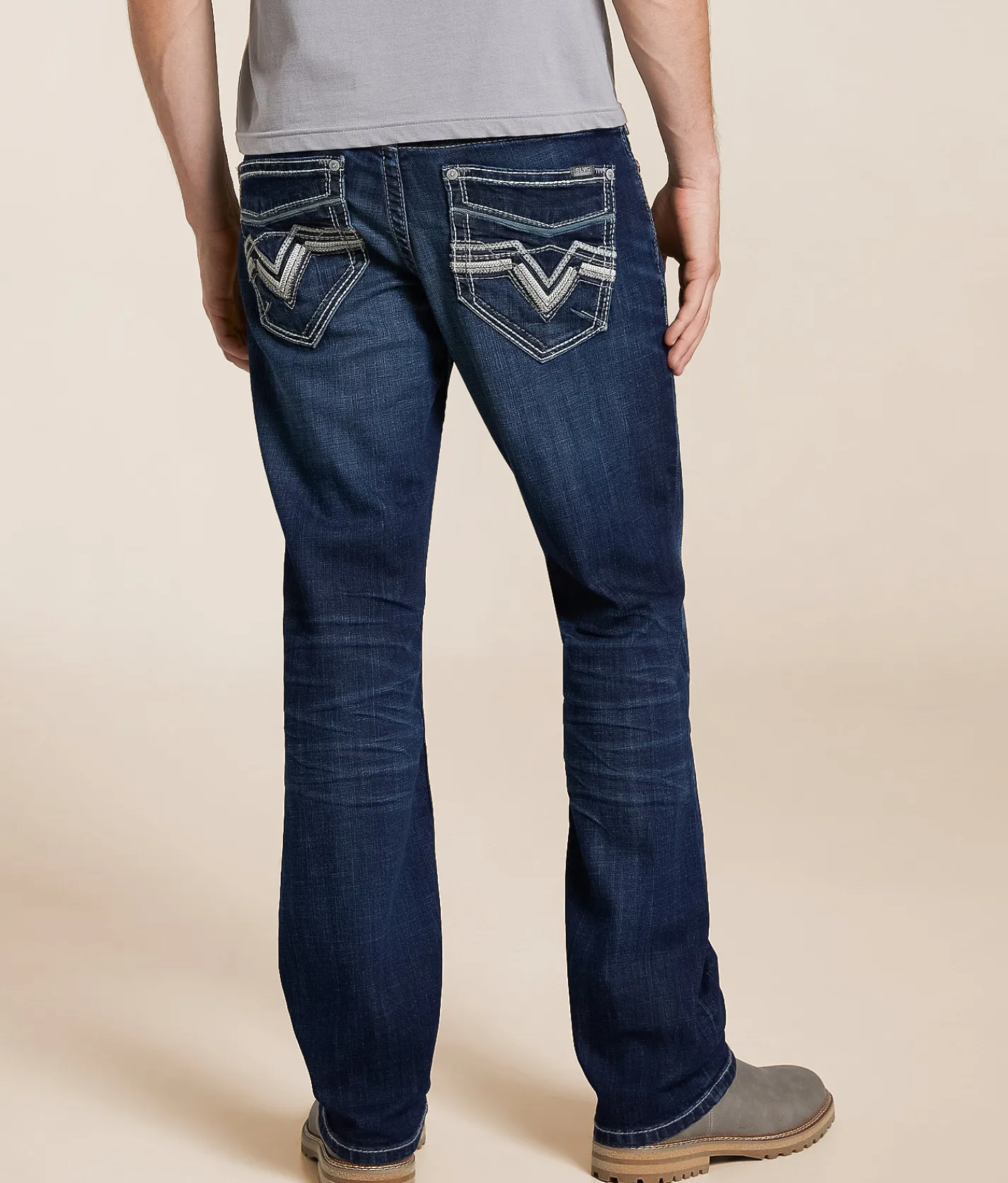 Salvage Mayhem Straight Stretch Jean Bloom New
