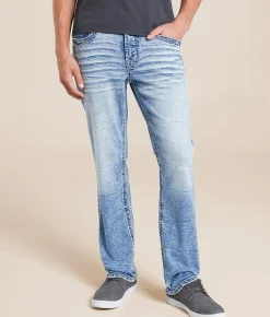 Bottoms | Salvage Mayhem Straight Stretch Jean Hazy Pilsner