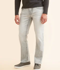 Salvage Mayhem Straight Stretch Jean Milkstout Outlet
