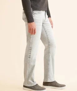Salvage Mayhem Straight Stretch Jean Milkstout Outlet