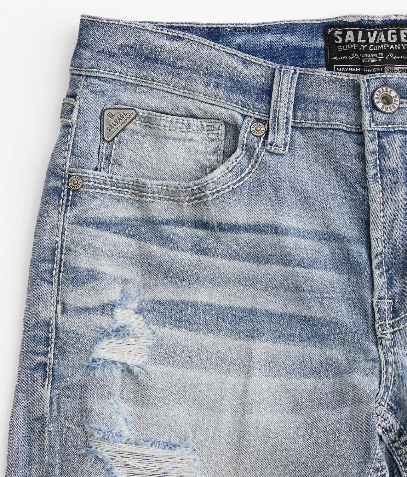 Bottoms|Jeans | Salvage Mayhem Straight Stretch Jean Vyronas