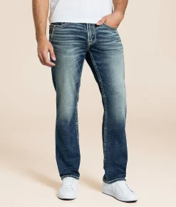 Salvage Mayhem Straight Stretch Jean Maple Dream Clearance