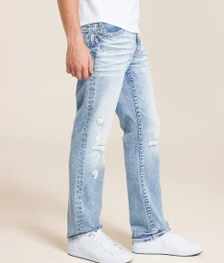 Salvage Mayhem Straight Stretch Jean Beezy Hot
