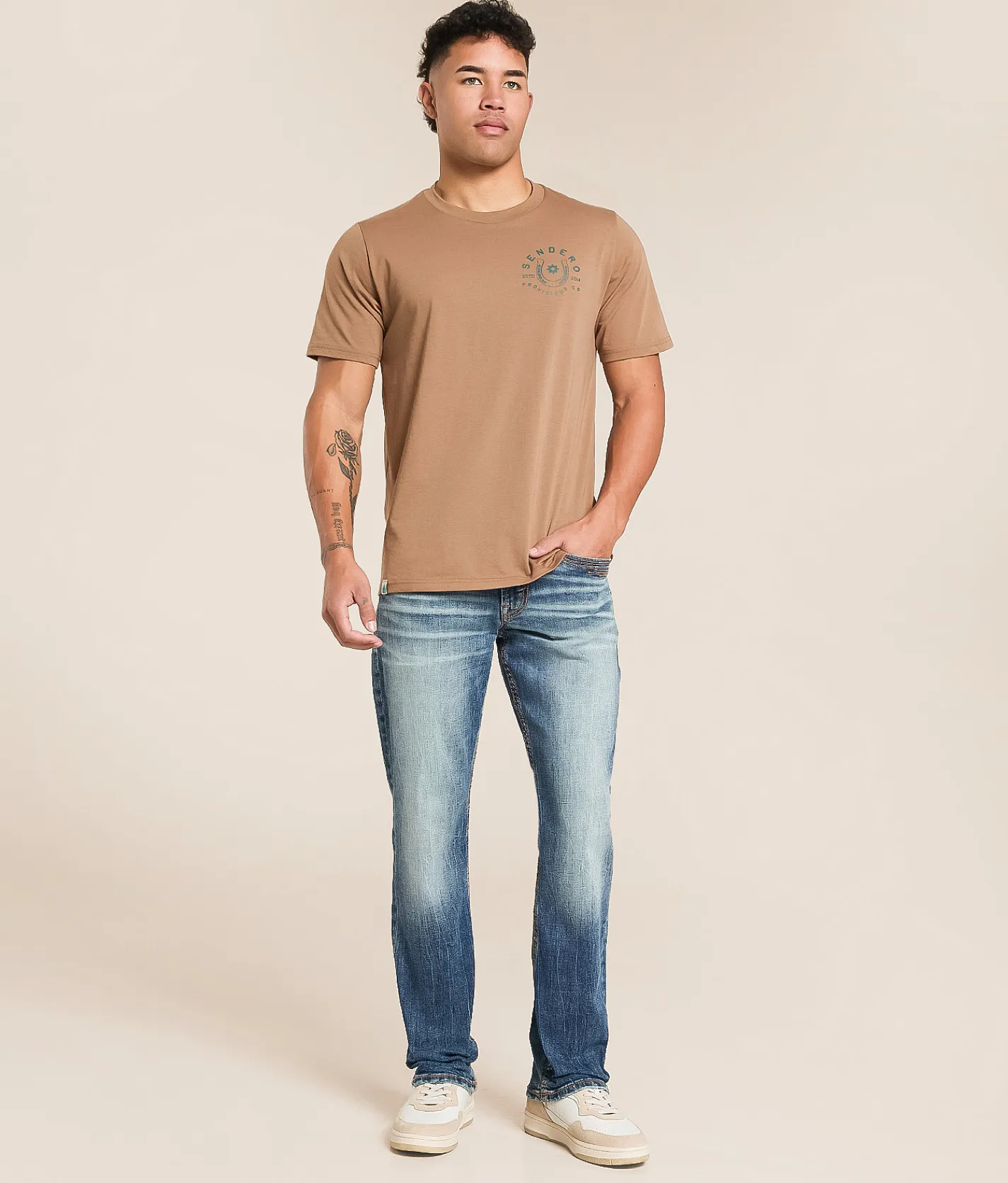 Salvage Mayhem Straight Stretch Jean Cold Rush Discount
