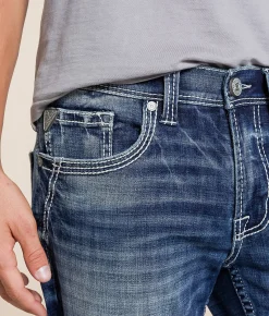 Jeans | Salvage Mayhem Straight Stretch Jean Avalanche Amber