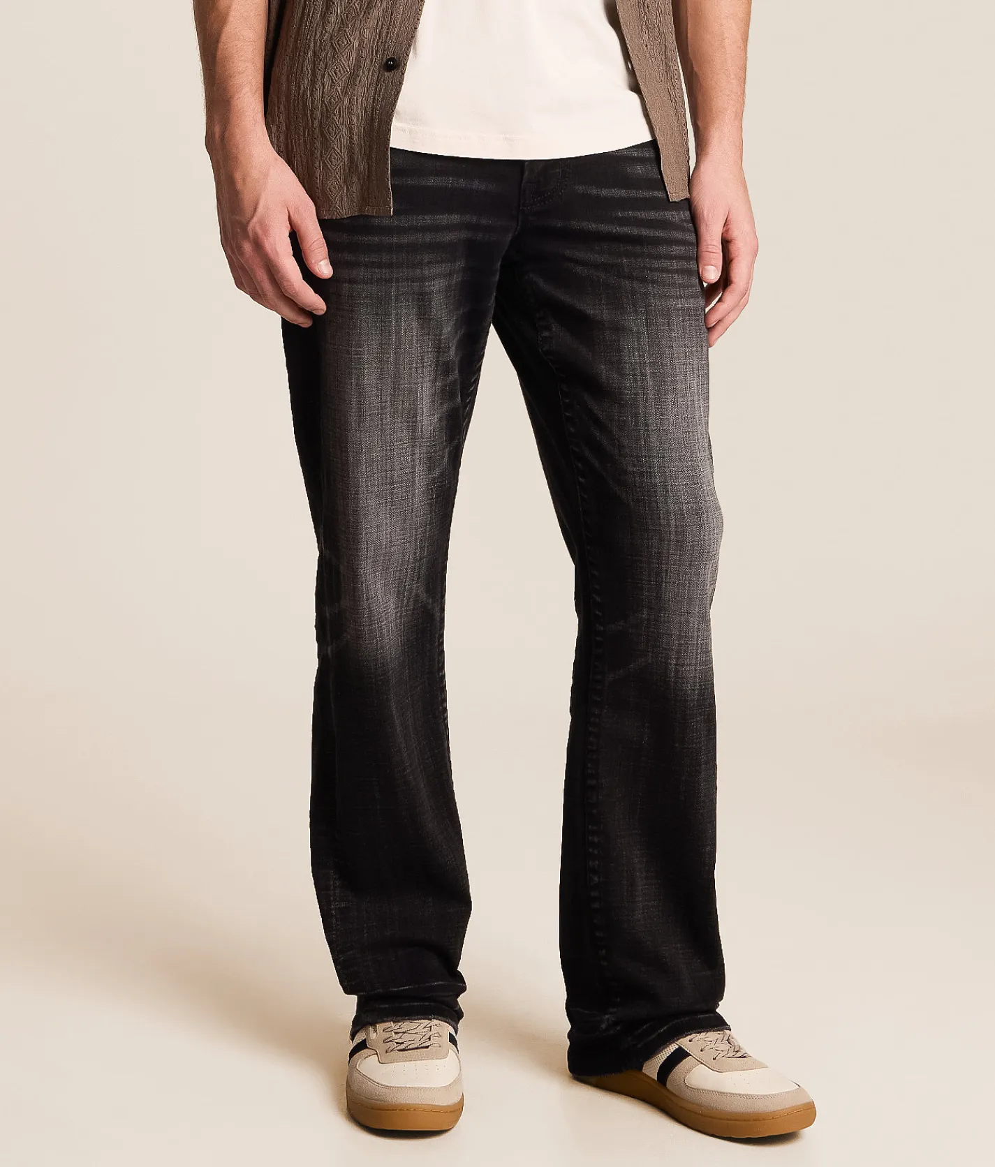Salvage Mayhem Straight Stretch Jean Pinnacles Hot