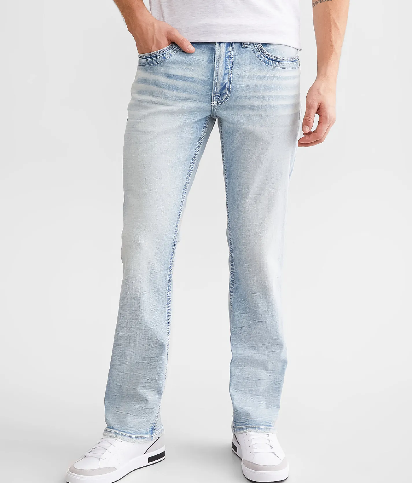 Sale Jeans|Bottoms | Salvage Mayhem Straight Stretch Jean Arta