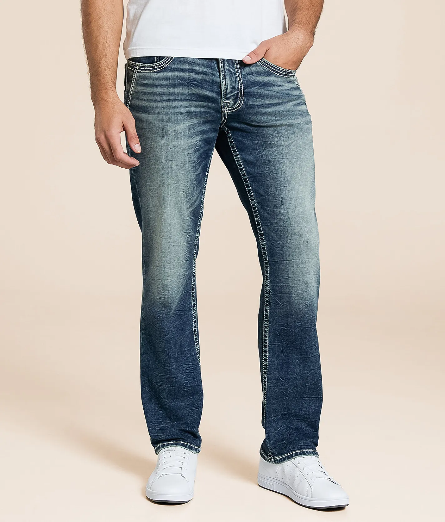 Jeans | Salvage Mayhem Straight Stretch Jean Maple Dream