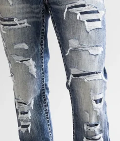 Salvage Mayhem Straight Stretch Jean Ymittos Outlet